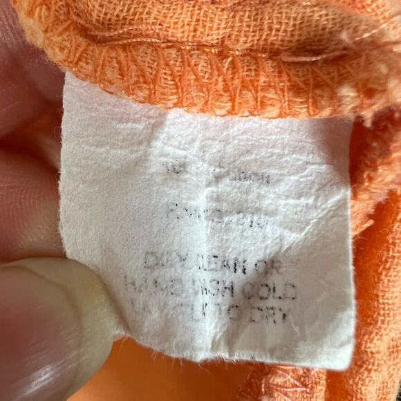 Show Me Your Mumu Johns Button Down Shirt in Orange Womens Size XS Guazy - Picture 8 of 14